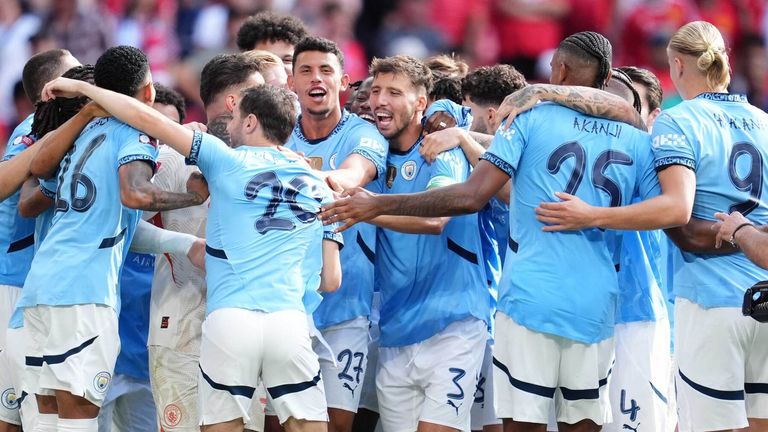 Manchester City Mengalahkan Manchester United di Community Sheild Apakah City Sudah Siap di Musim Baru ?